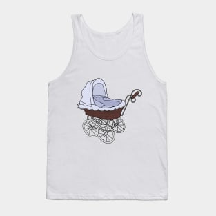 Stroller cartoon illustration Tank Top